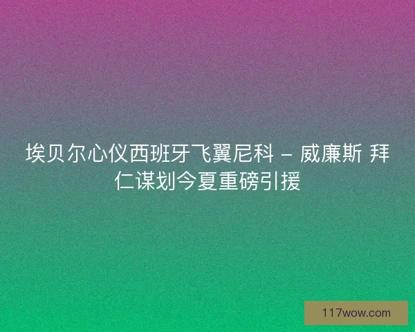 埃贝尔心仪西班牙飞翼尼科 - 威廉斯 拜仁谋划今夏重磅引援